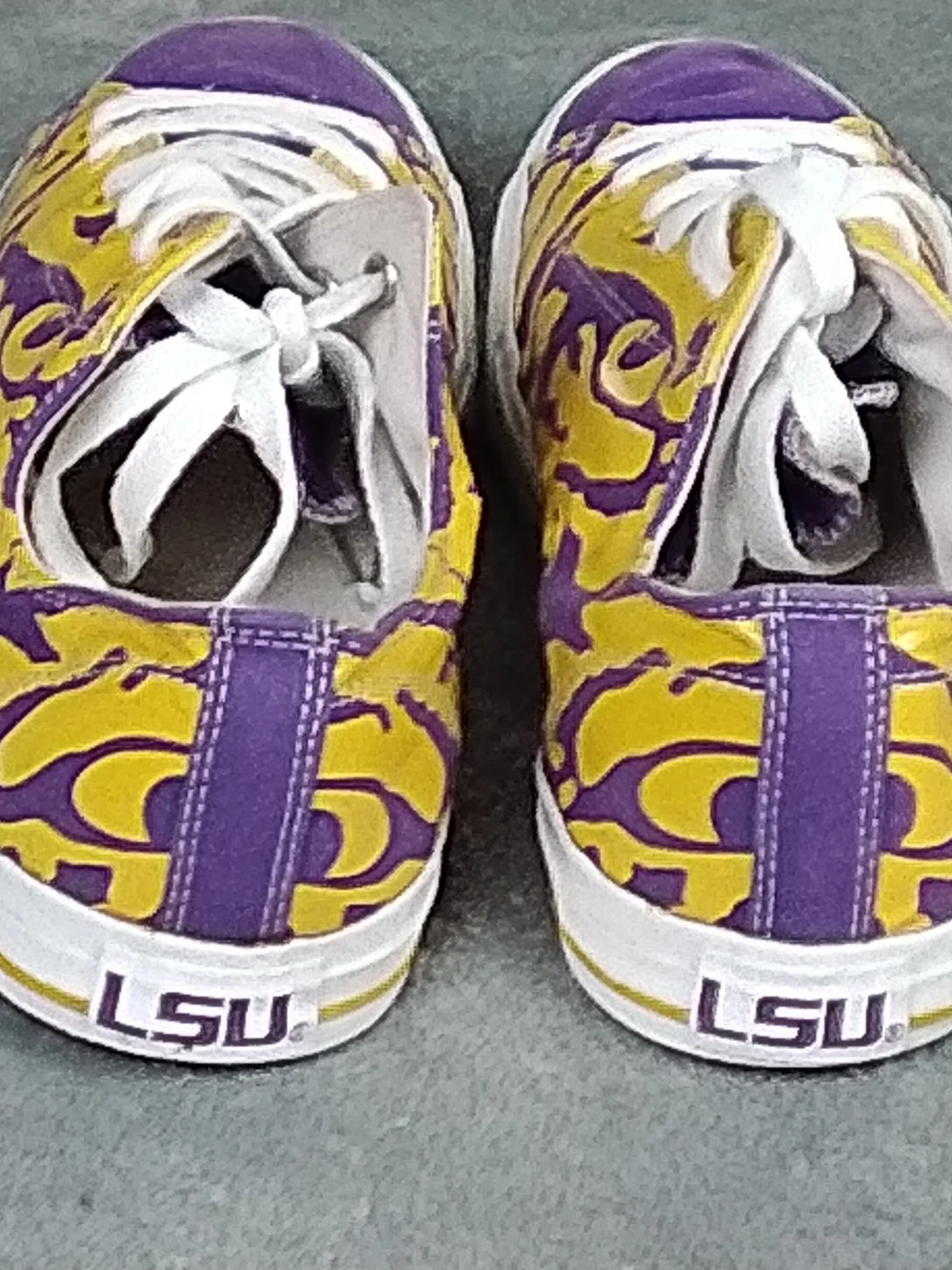 Men's/Women's LSU Tiger Sneakers Size 12